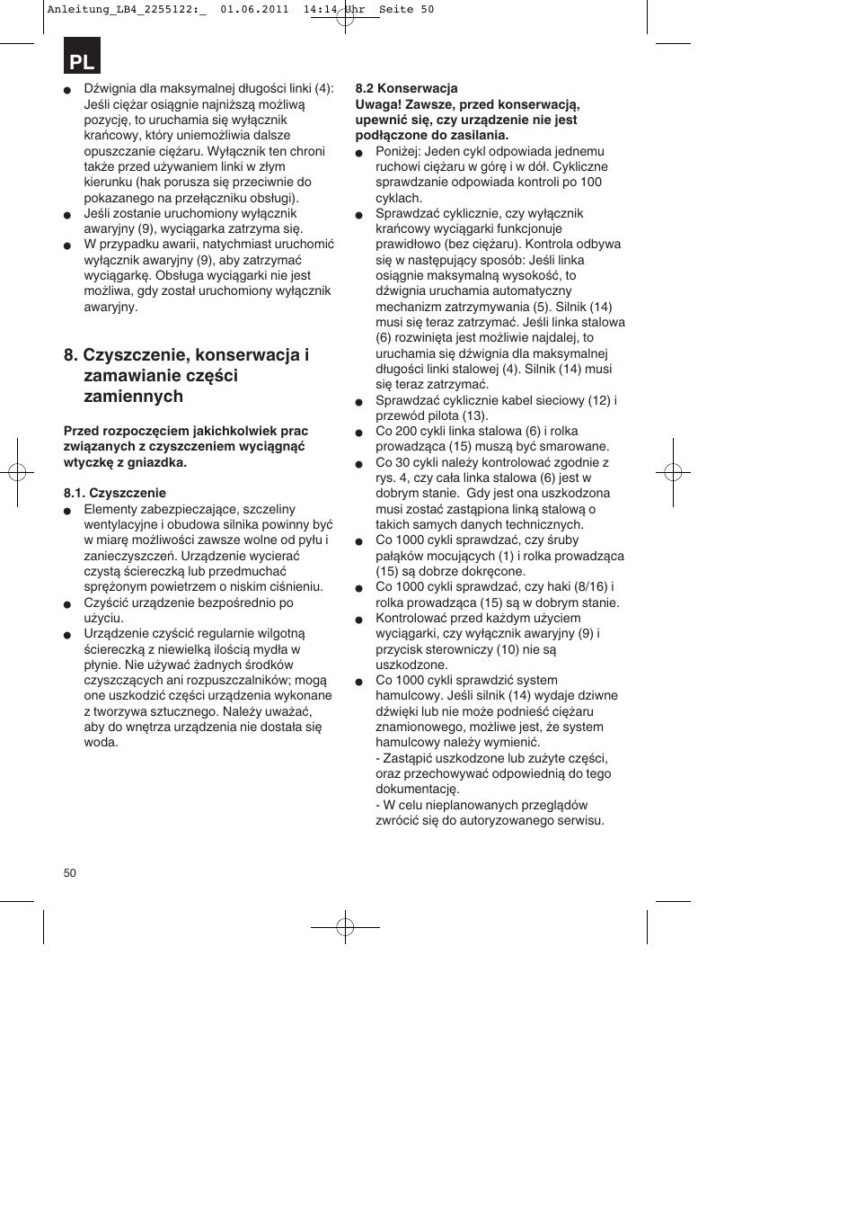 Parkside PSZ 250 A2 User Manual | Page 50 / 64