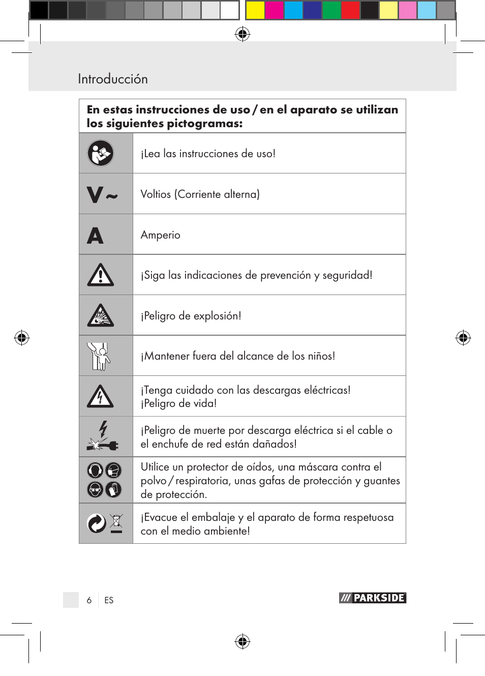 Introducción | Parkside PGG 15 A1 User Manual | Page 6 / 85