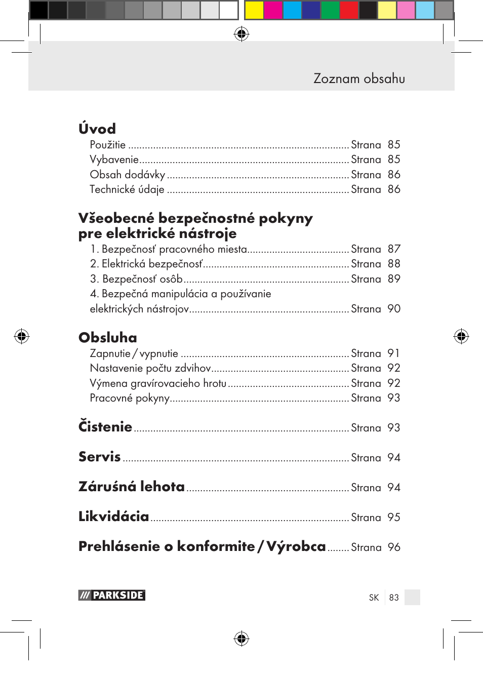 Parkside PGG 15 A1 User Manual | Page 83 / 115