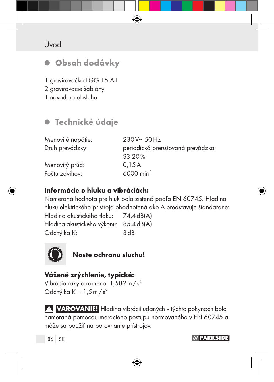 Parkside PGG 15 A1 User Manual | Page 86 / 115