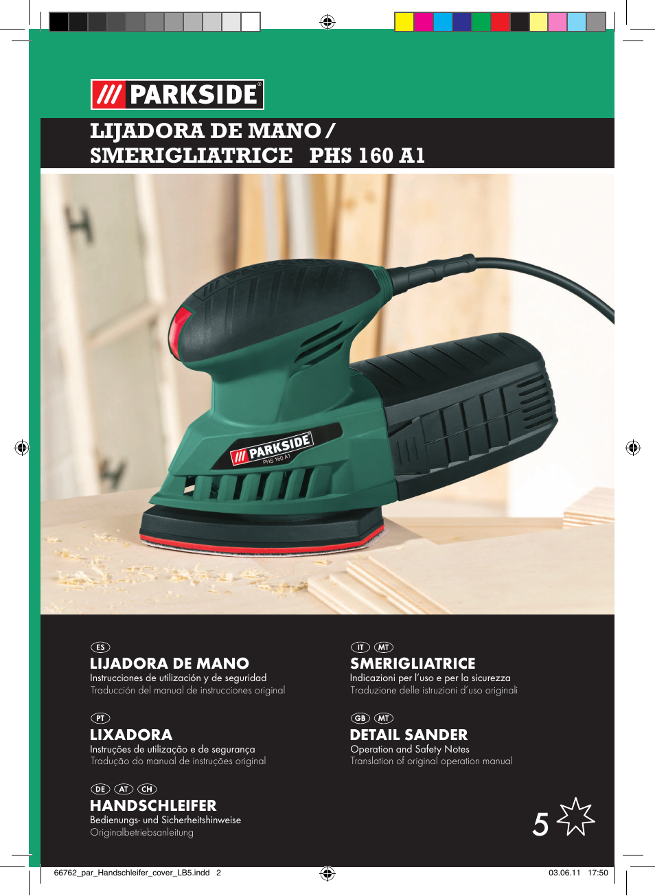 Parkside PHS 160 A1 User Manual | 51 pages