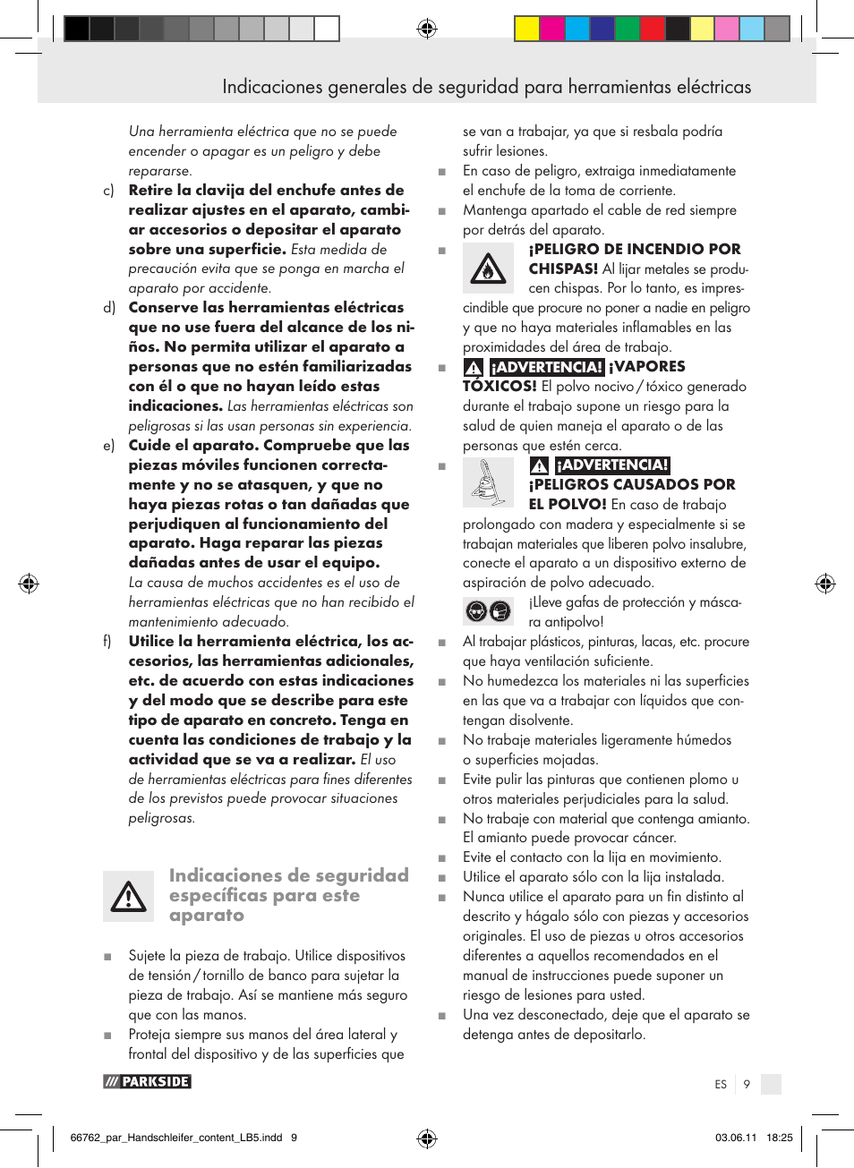 Parkside PHS 160 A1 User Manual | Page 10 / 51