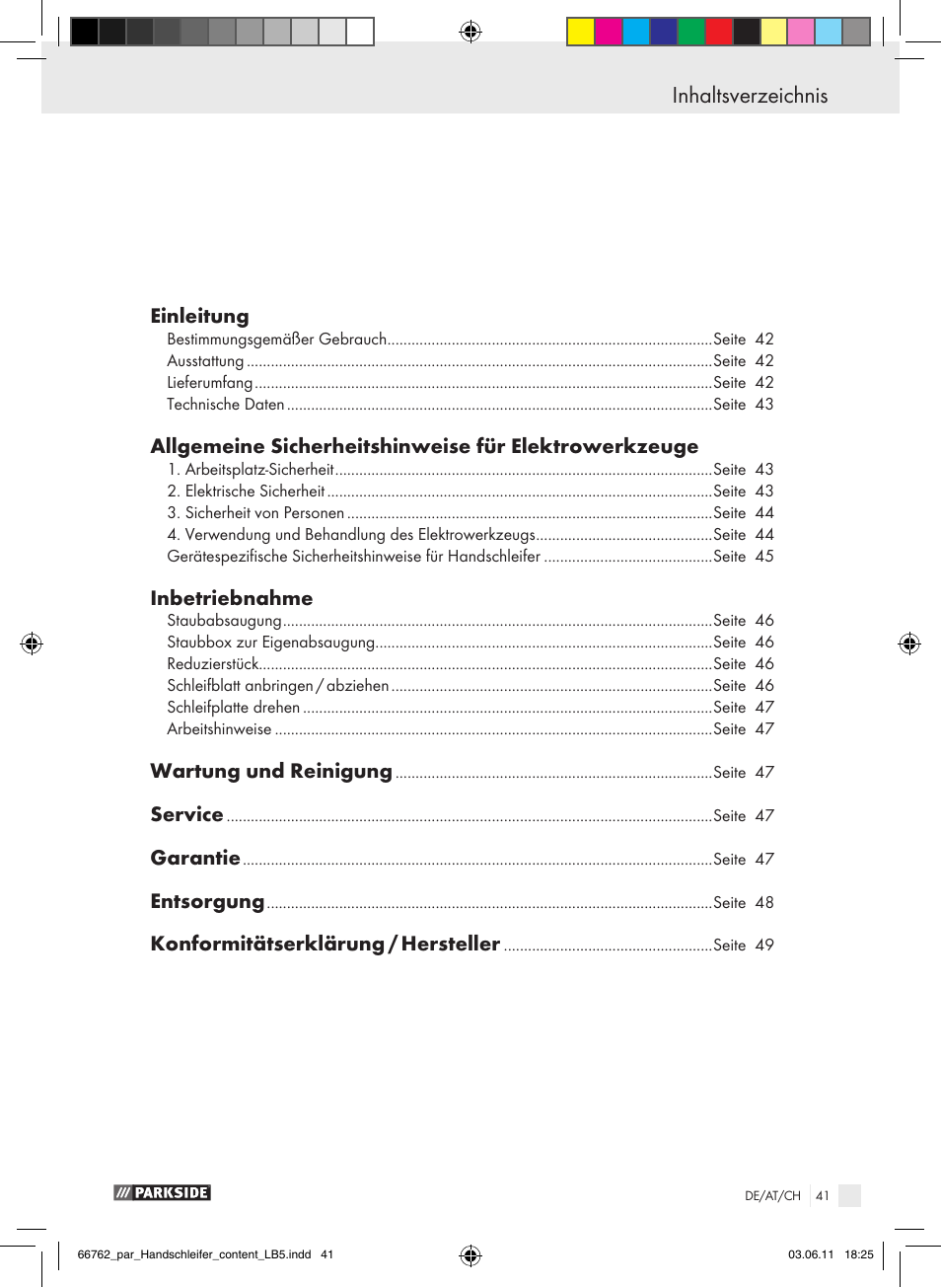 Parkside PHS 160 A1 User Manual | Page 42 / 51