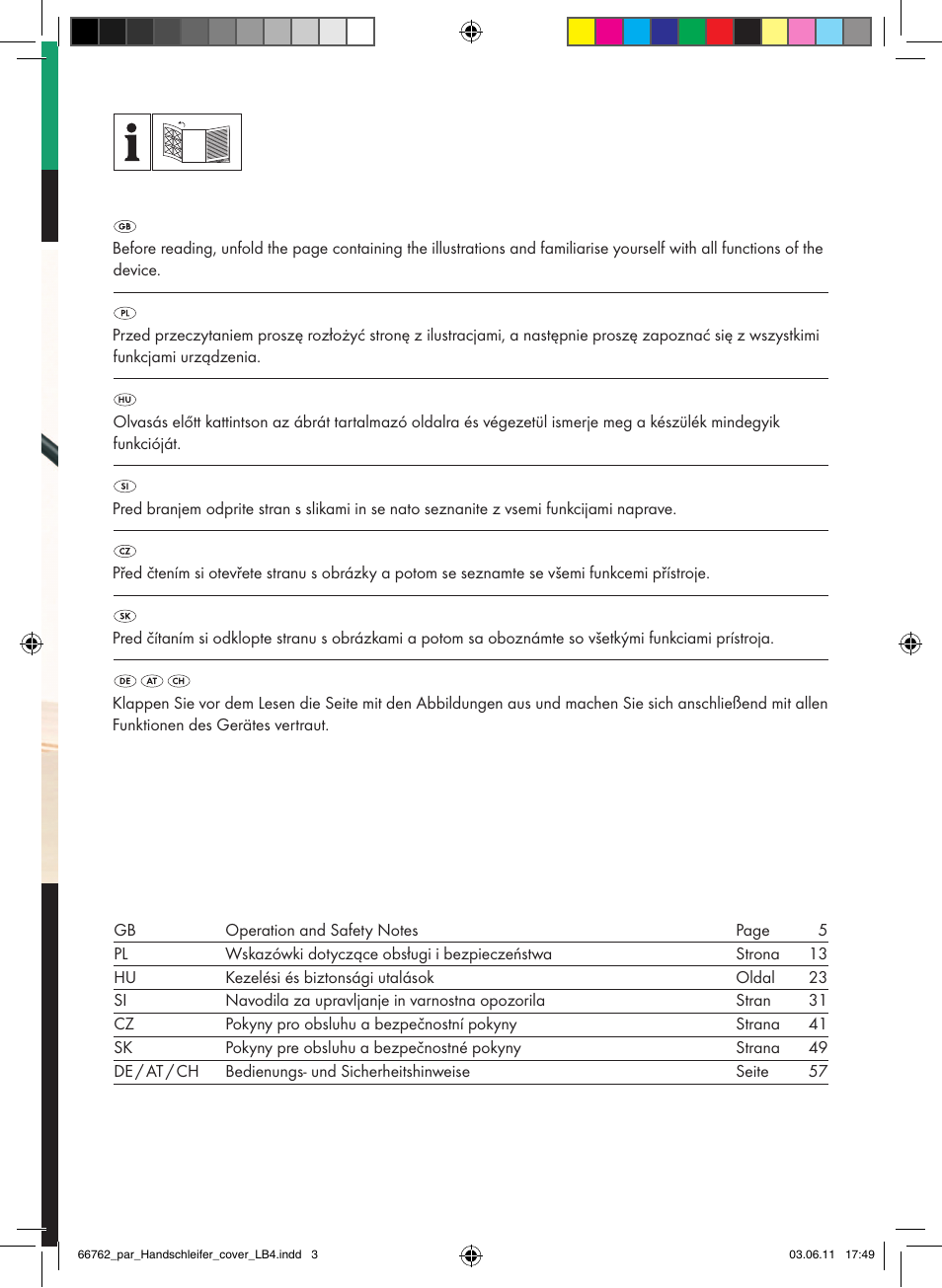 Detail sander phs 160 a1 | Parkside PHS 160 A1 User Manual | Page 2 / 67