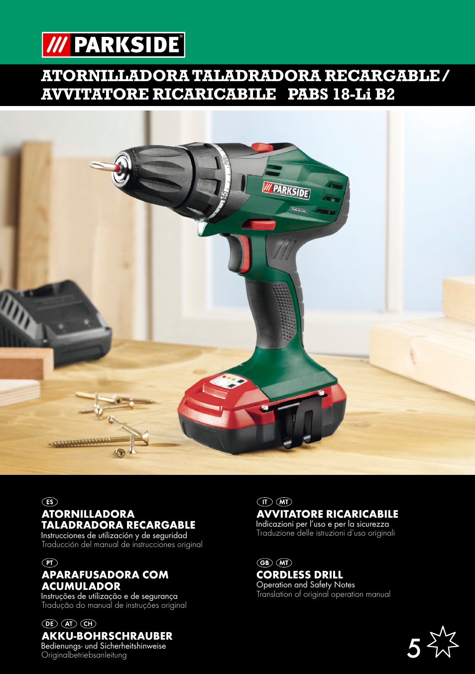 Parkside PABS 18-Li B2 User Manual | 62 pages