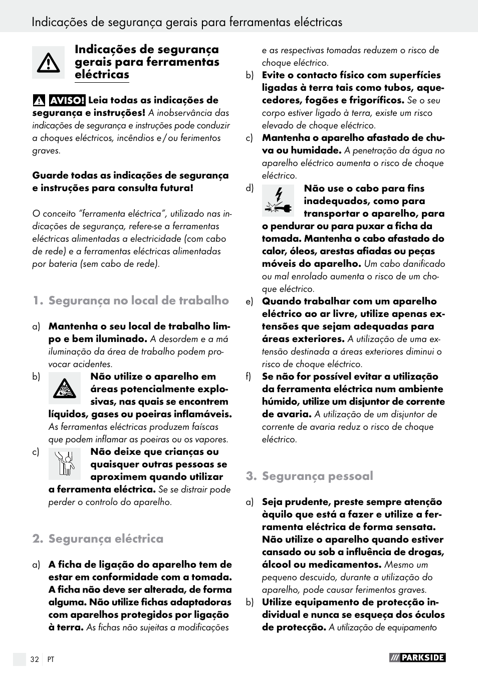 Parkside PABS 18-Li B2 User Manual | Page 32 / 62