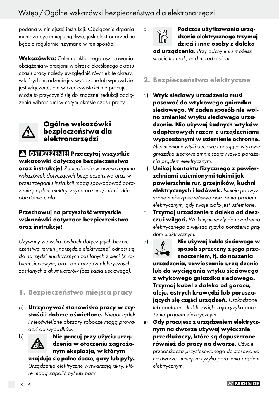 Parkside PABS 18-Li B2 User Manual | Page 18 / 82