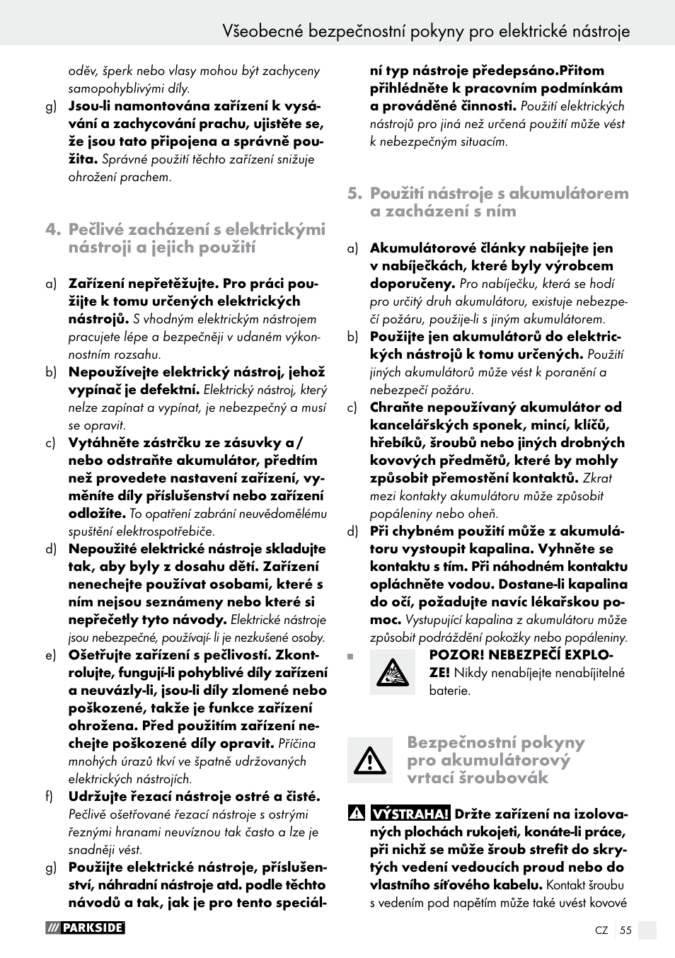 Parkside PABS 18-Li B2 User Manual | Page 55 / 82