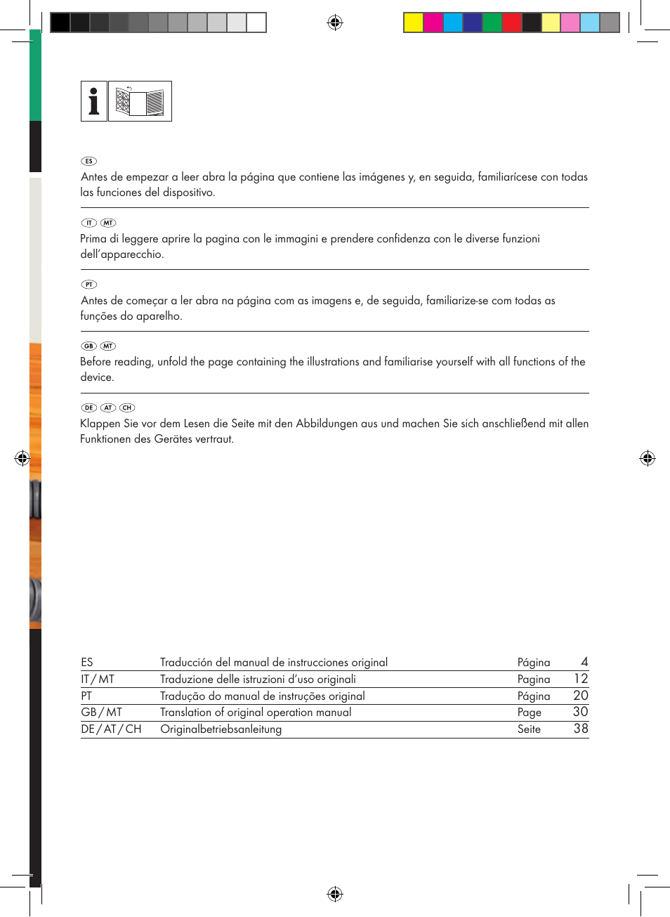 Parkside PAS 500 B1 User Manual | Page 2 / 50