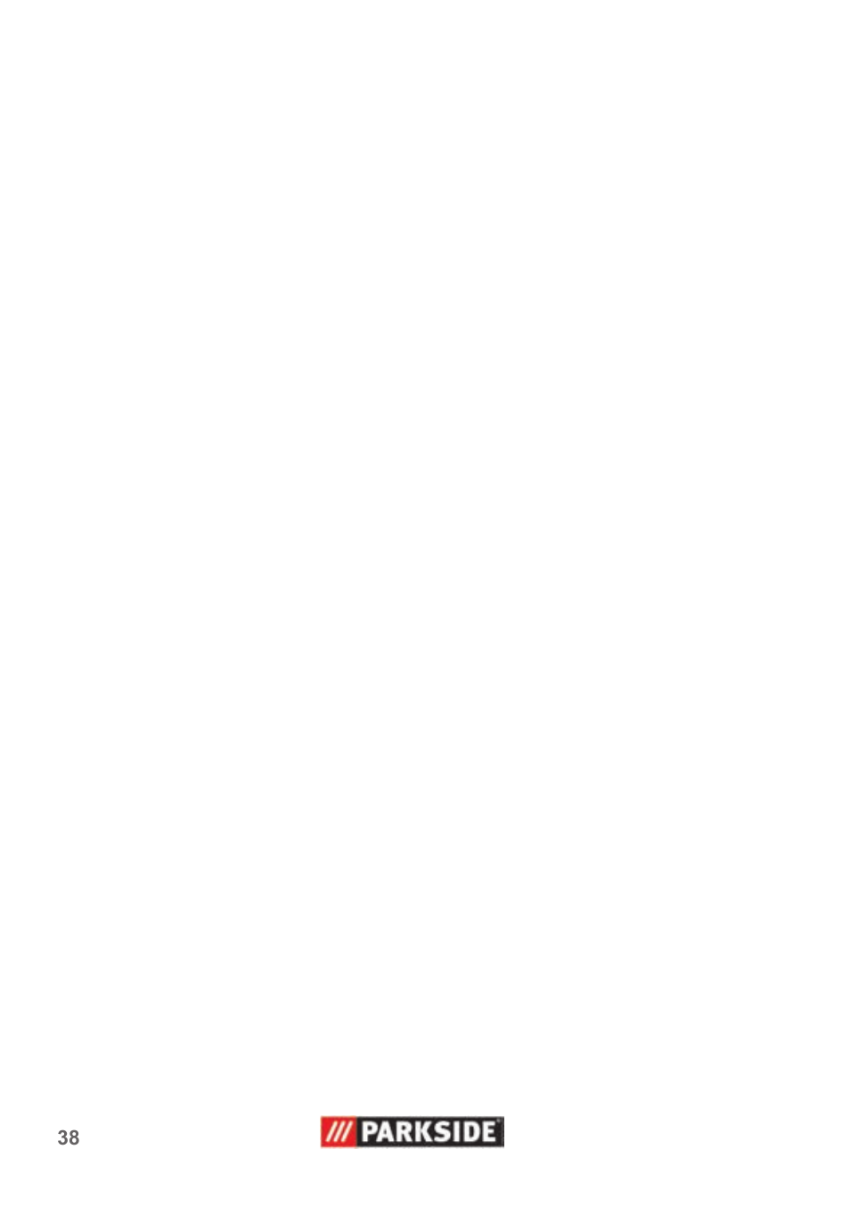 Parkside PAS 500 B1 User Manual | Page 38 / 70