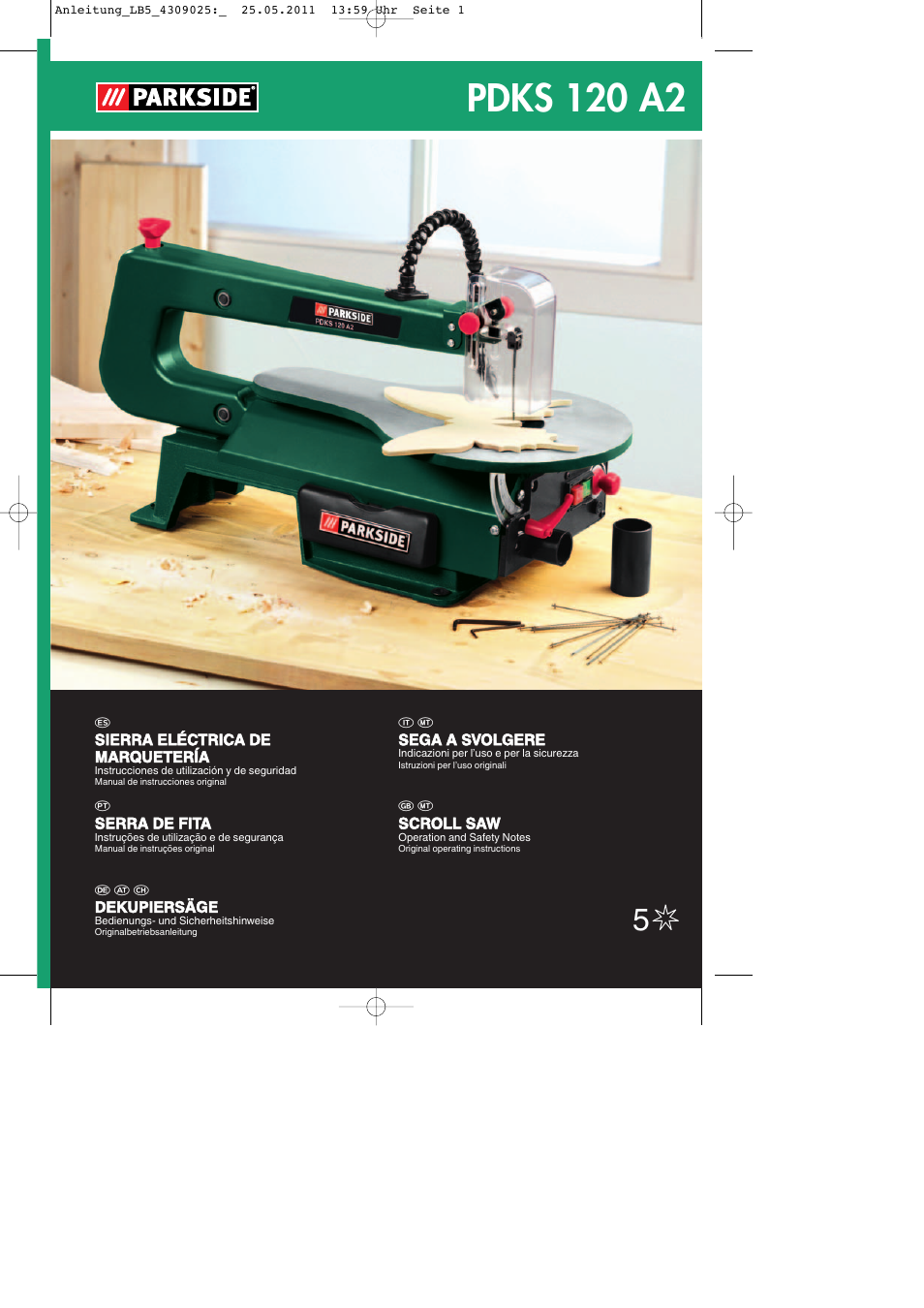 Parkside PDKs 120 A2 User Manual | 76 pages