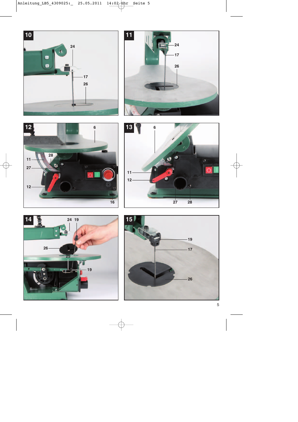 Parkside PDKs 120 A2 User Manual | Page 5 / 76