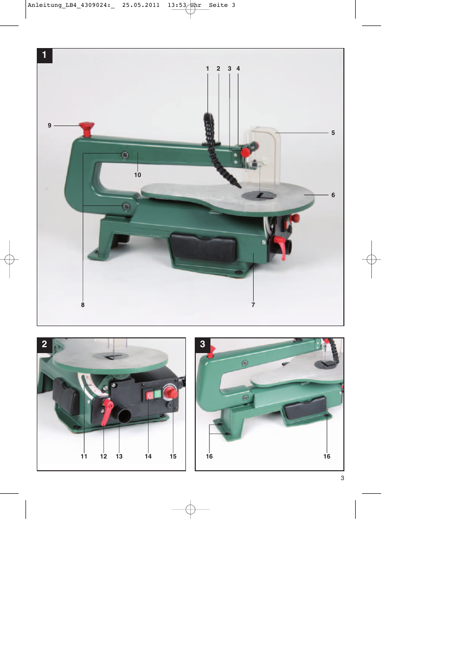 Parkside PDKs 120 A2 User Manual | Page 3 / 108