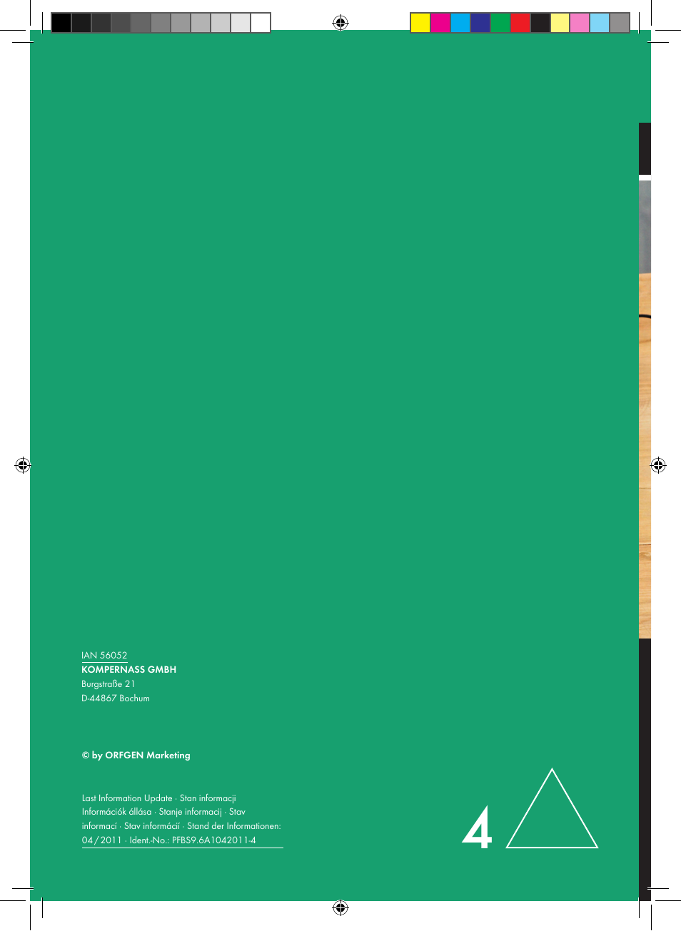 Parkside PFBS 9.6 A1 User Manual | Page 103 / 103