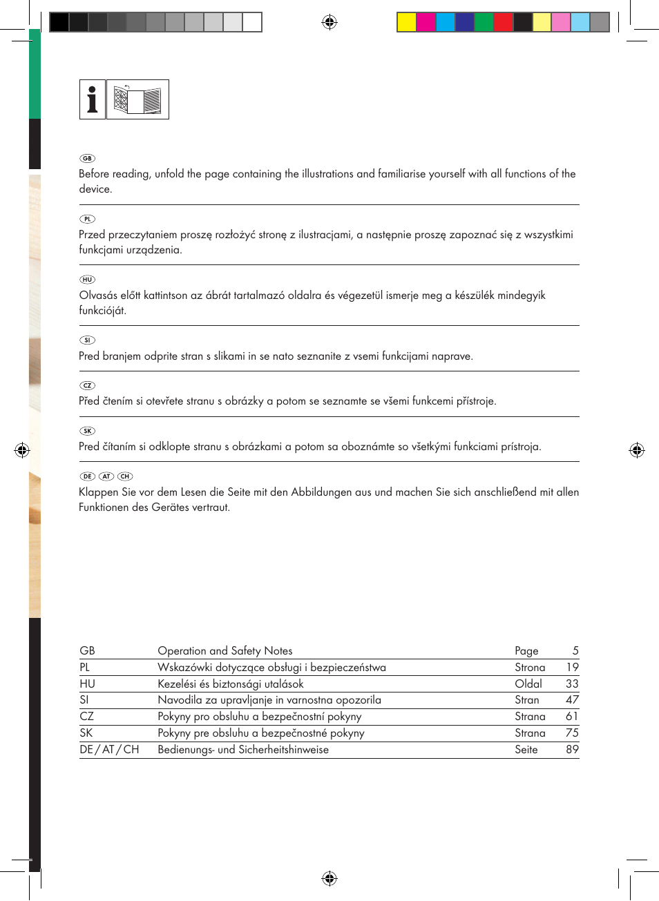 Parkside PFBS 9.6 A1 User Manual | Page 2 / 103