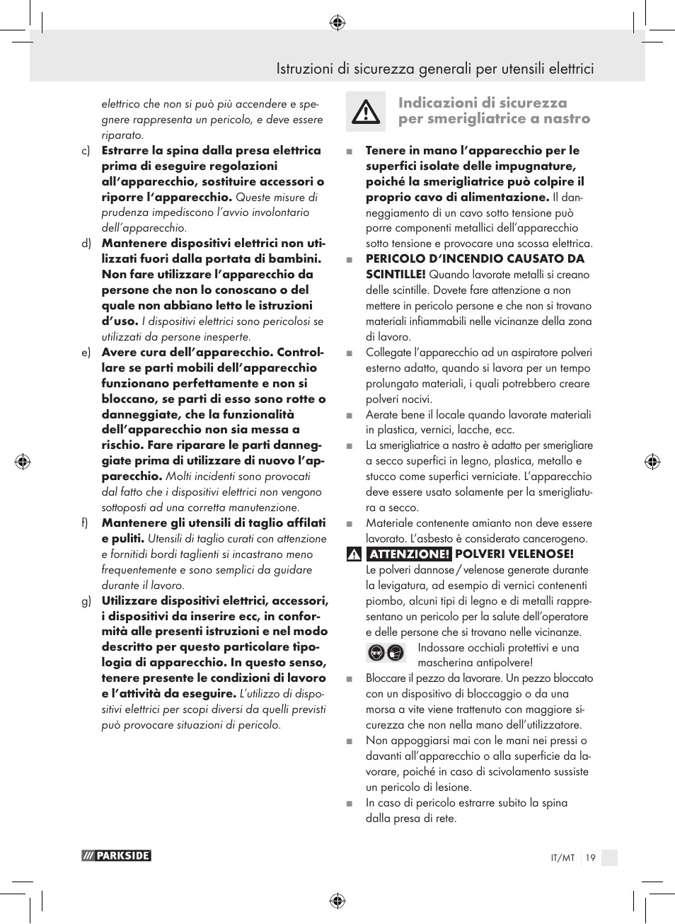 Parkside PBS 600 A1 User Manual | Page 19 / 55