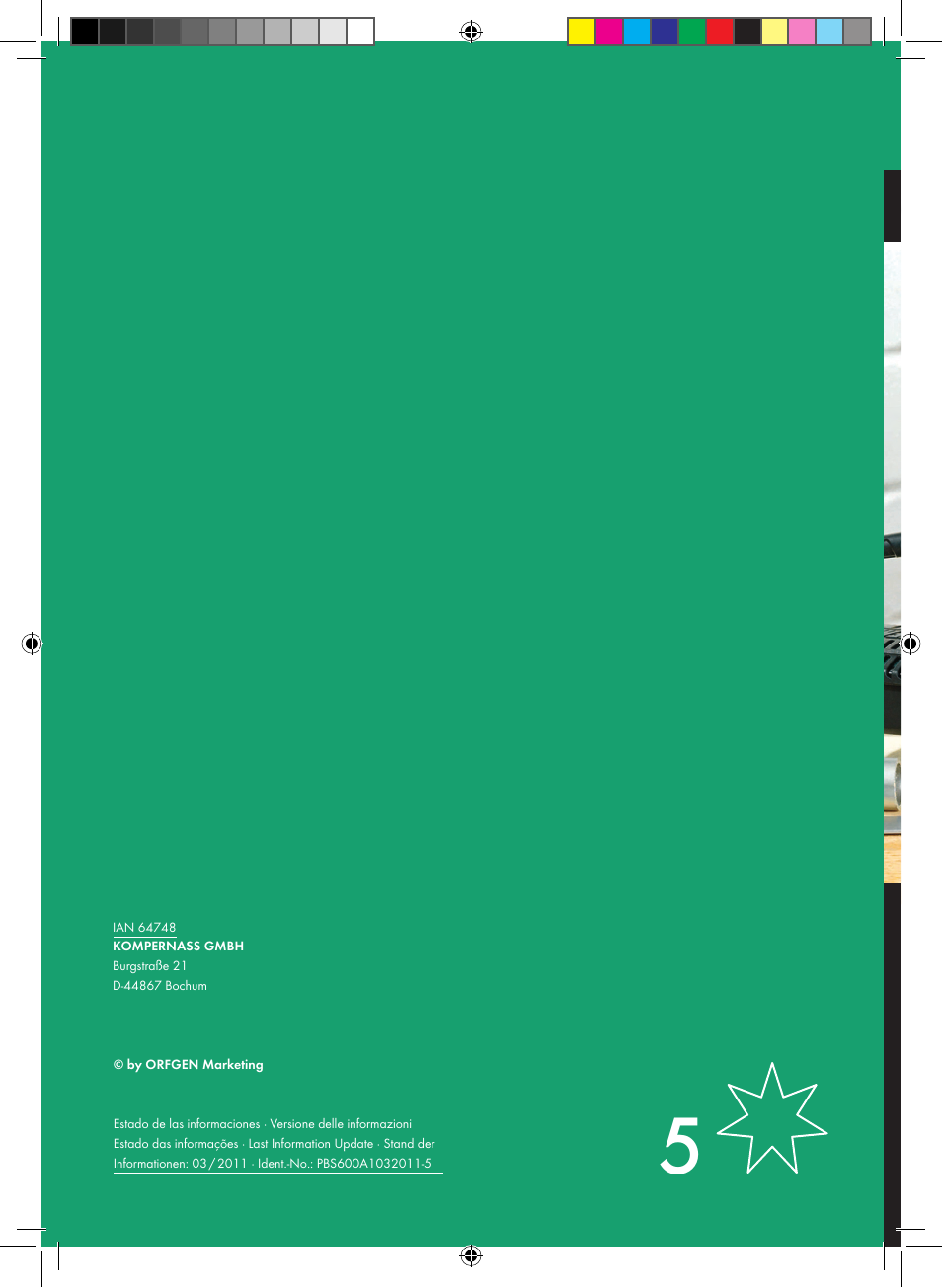 Parkside PBS 600 A1 User Manual | Page 55 / 55
