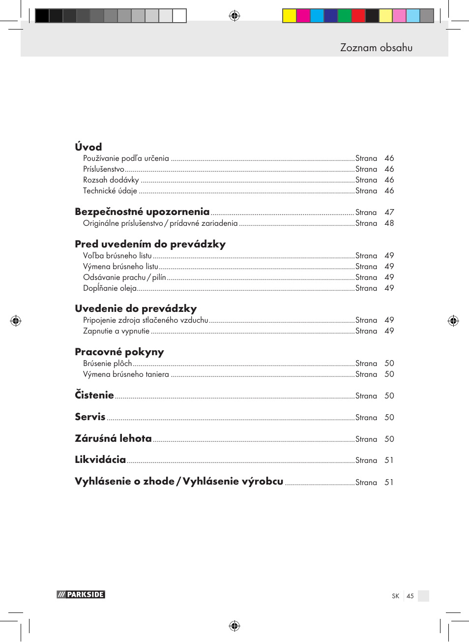 Parkside PDEXS 150 A1 User Manual | Page 45 / 61