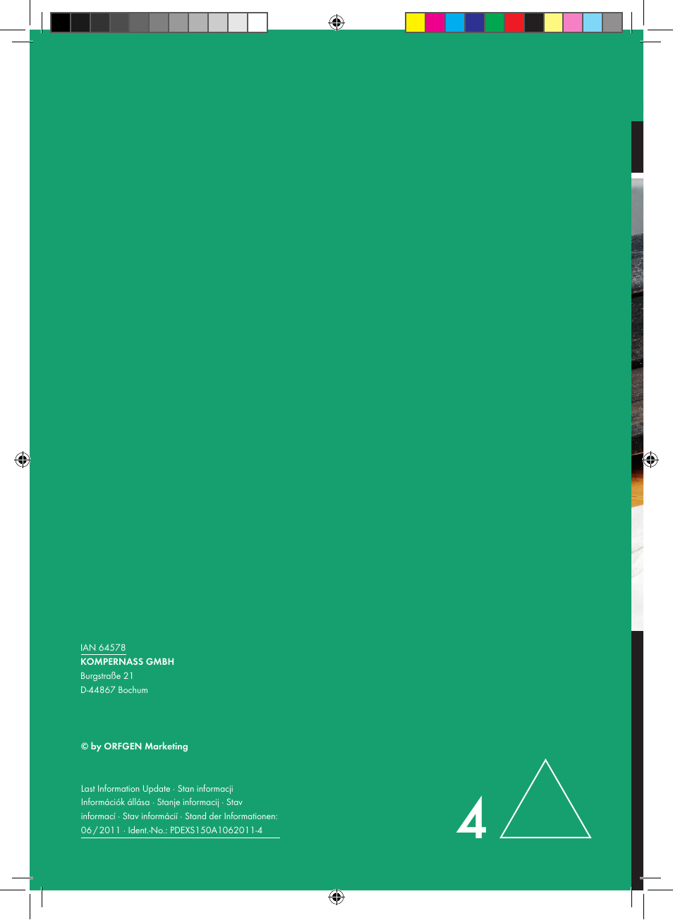 Parkside PDEXS 150 A1 User Manual | Page 61 / 61