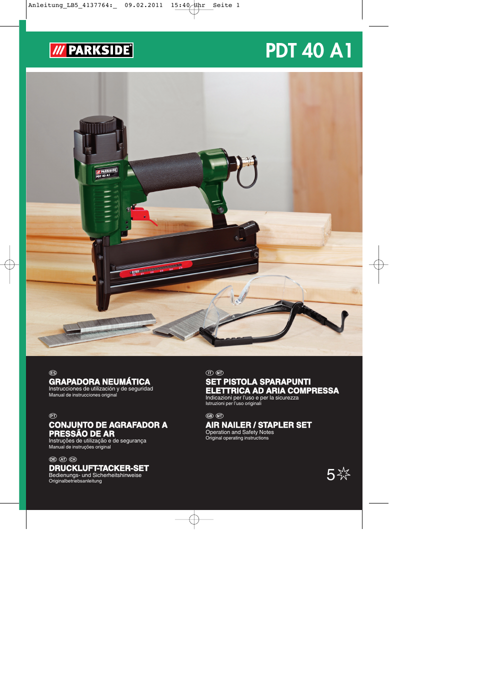 Parkside PDT 40 A1 User Manual | 68 pages