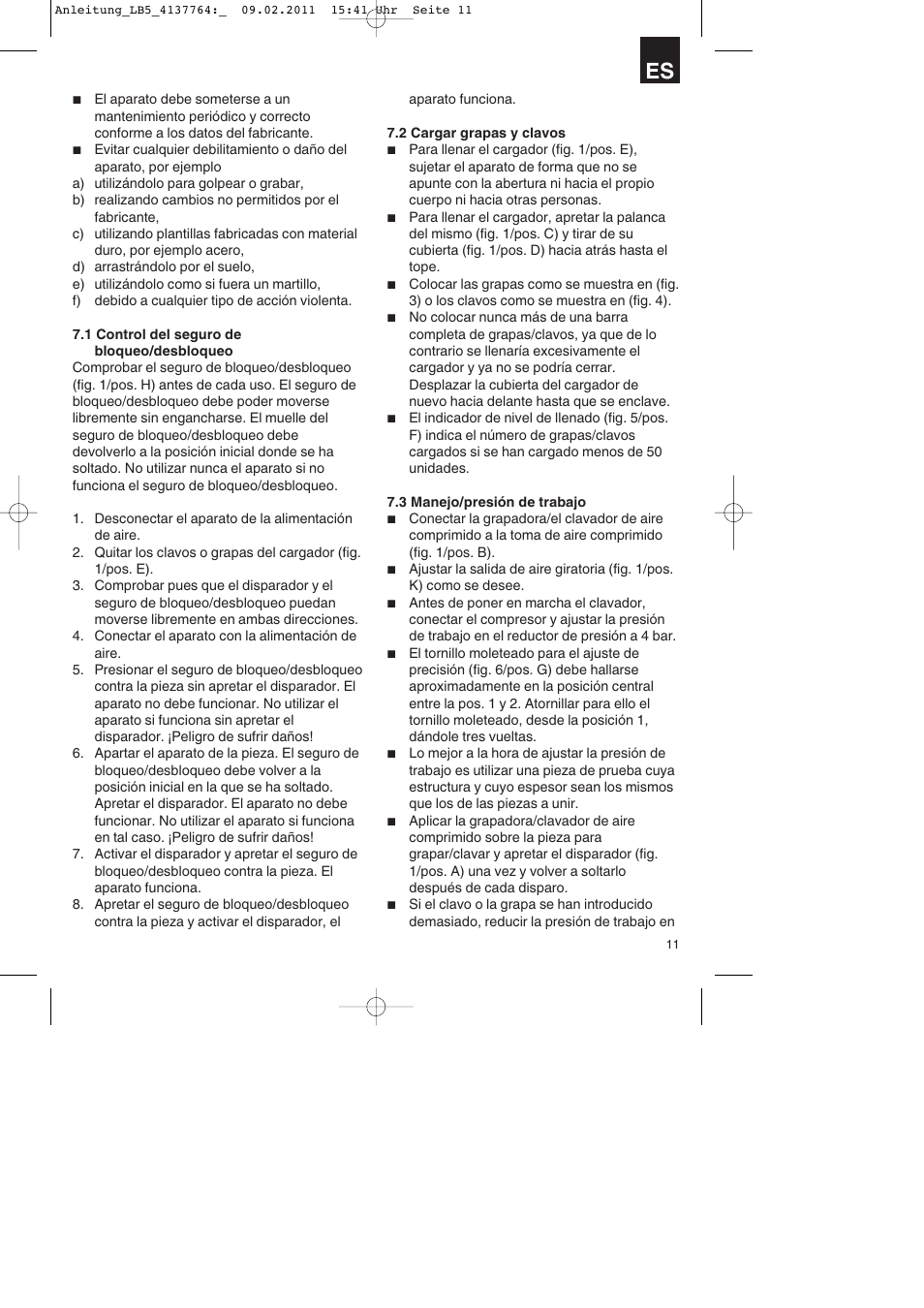 Parkside PDT 40 A1 User Manual | Page 11 / 68