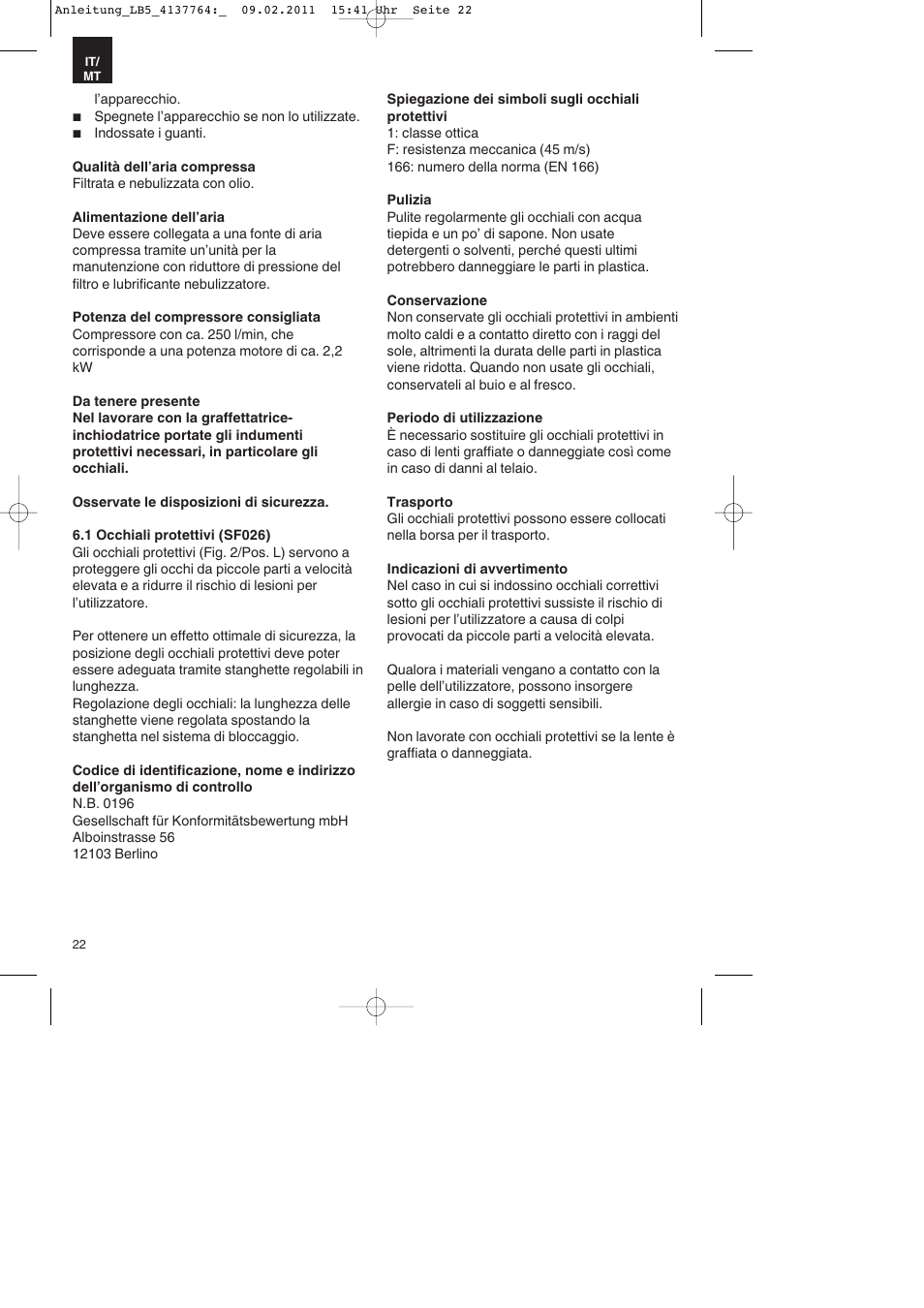 Parkside PDT 40 A1 User Manual | Page 22 / 68