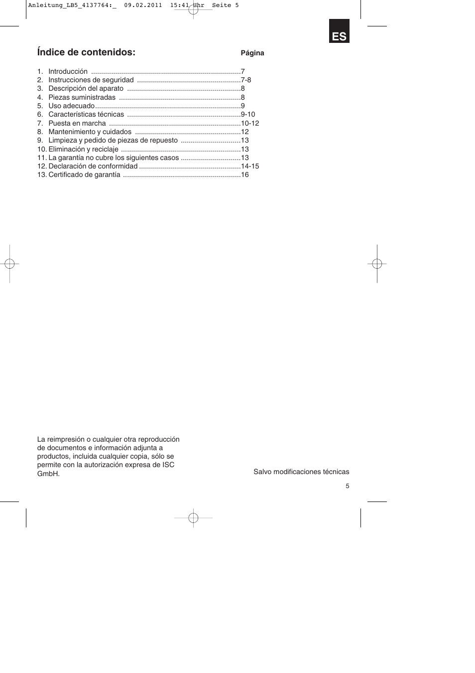 Parkside PDT 40 A1 User Manual | Page 5 / 68