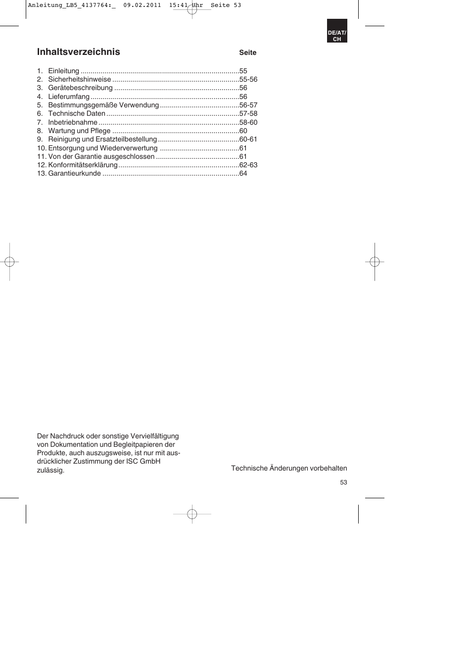 Parkside PDT 40 A1 User Manual | Page 53 / 68