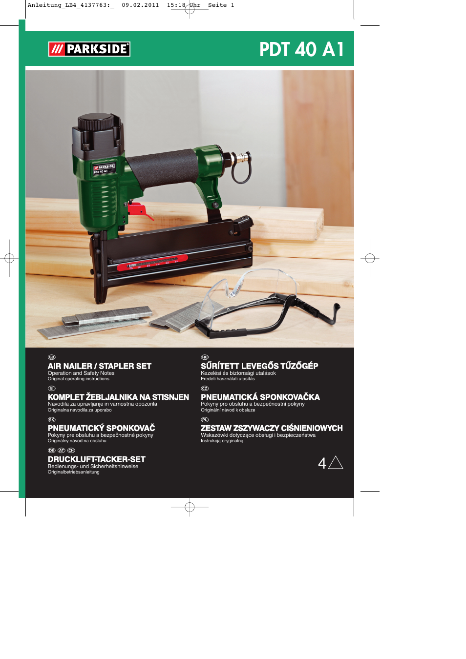 Parkside PDT 40 A1 User Manual | 92 pages
