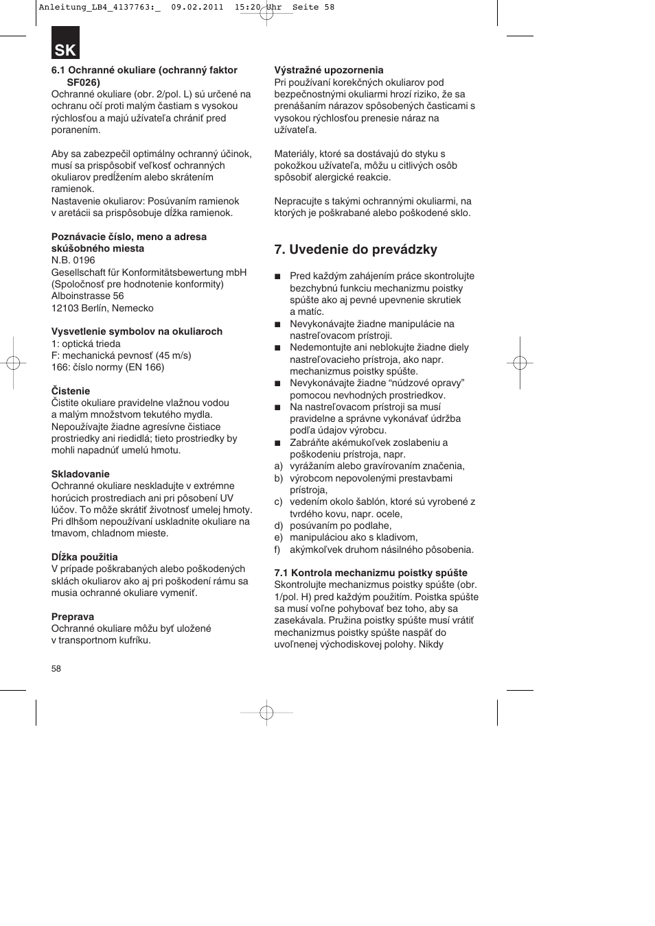Uvedenie do prevádzky | Parkside PDT 40 A1 User Manual | Page 58 / 92