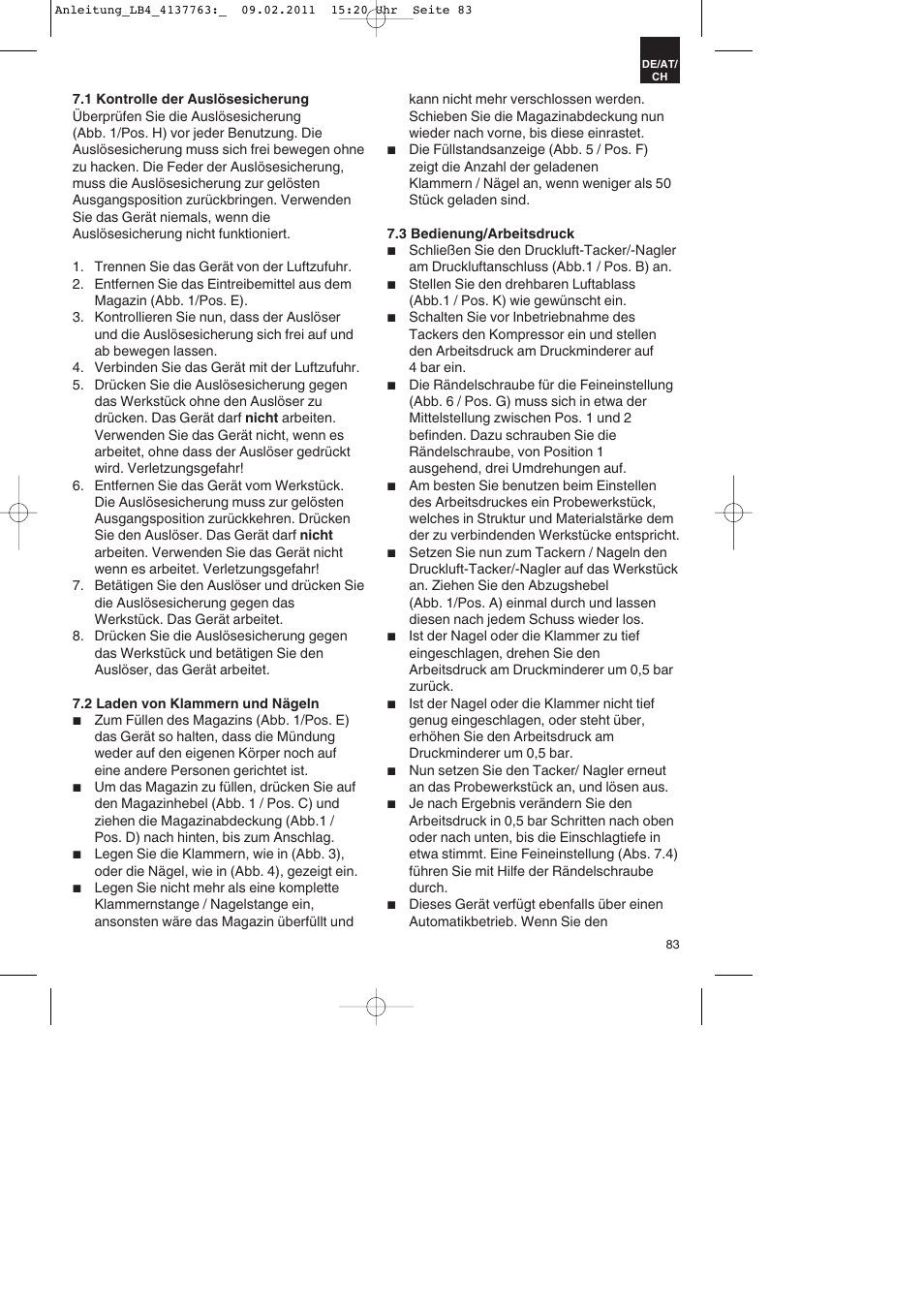 Parkside PDT 40 A1 User Manual | Page 83 / 92