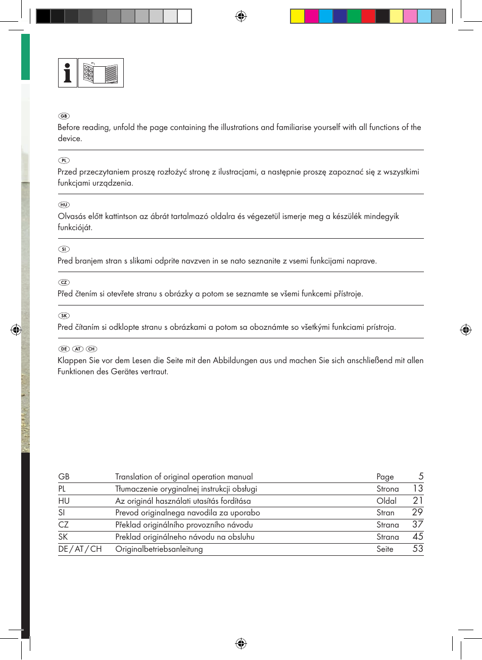 Parkside PNTS 1400 A1 User Manual | Page 2 / 66