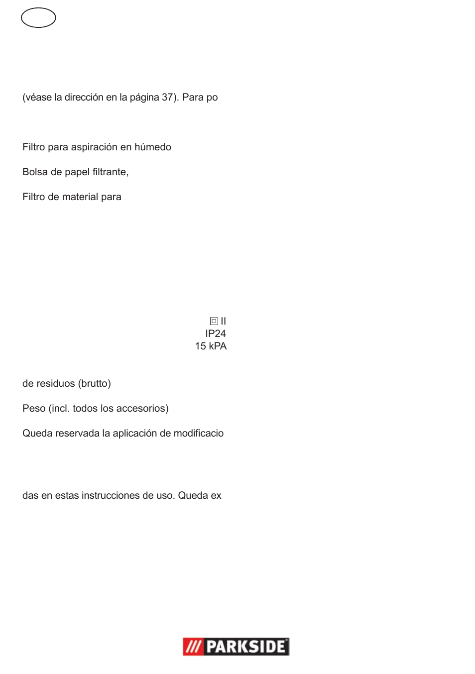 Es repuestos, Datos técnicos | Parkside PNTS 1300 User Manual | Page 10 / 38