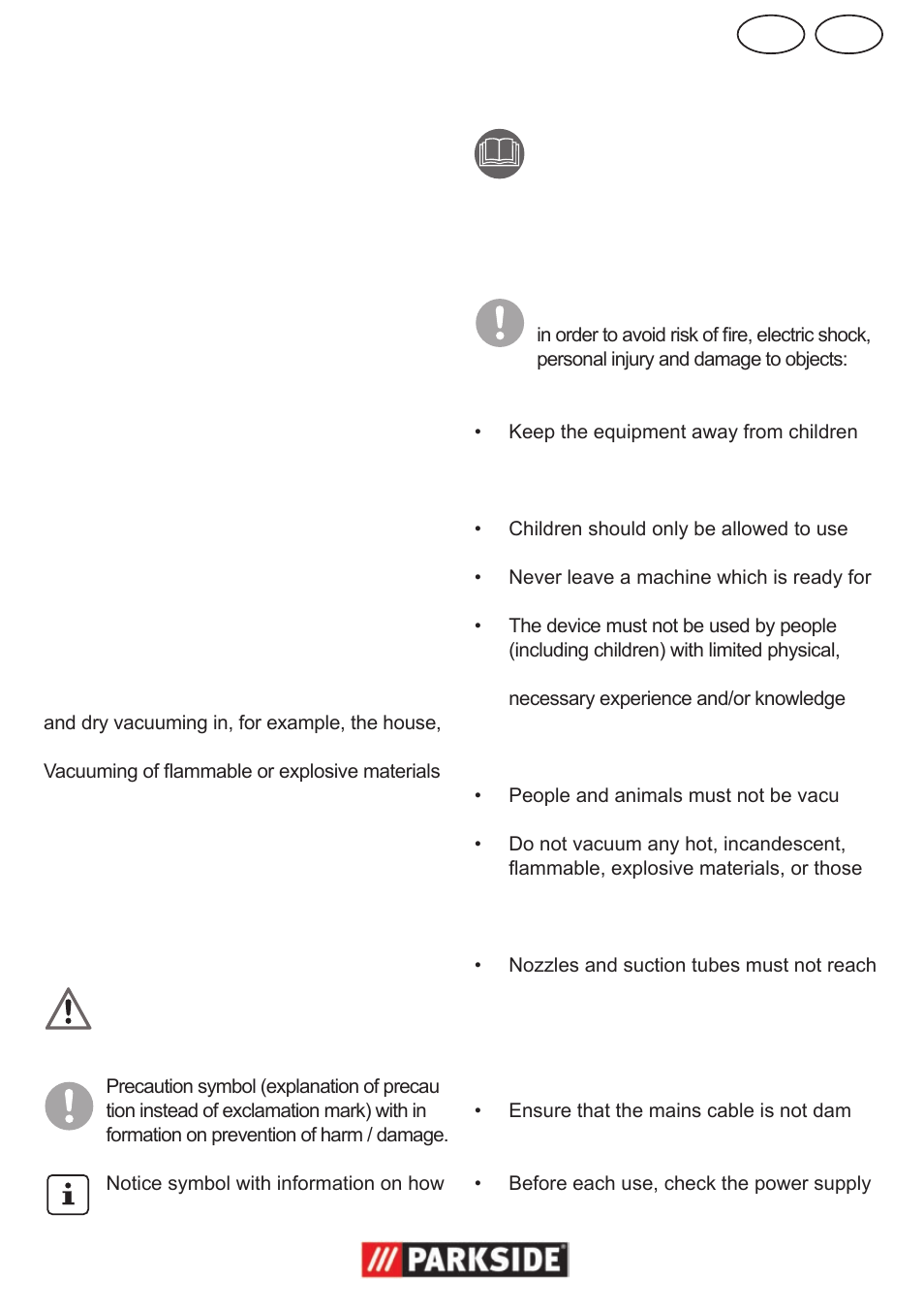 Mt gb, Application, Symbols used in the instructions | Safety information | Parkside PNTS 1300 User Manual | Page 23 / 38