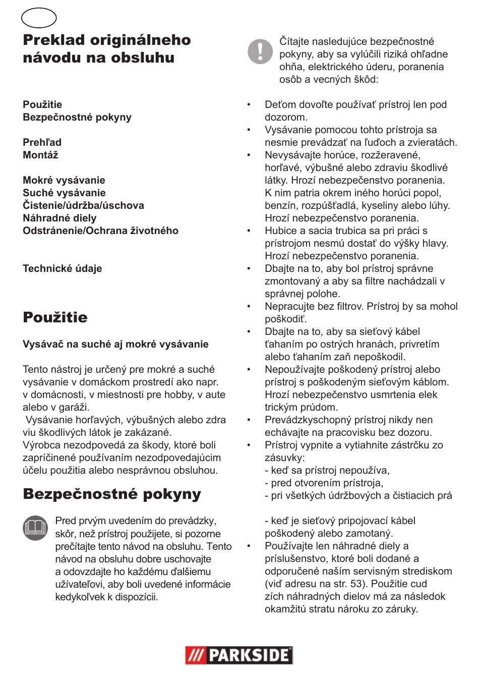 Parkside PNTS 1300 User Manual | Page 34 / 54