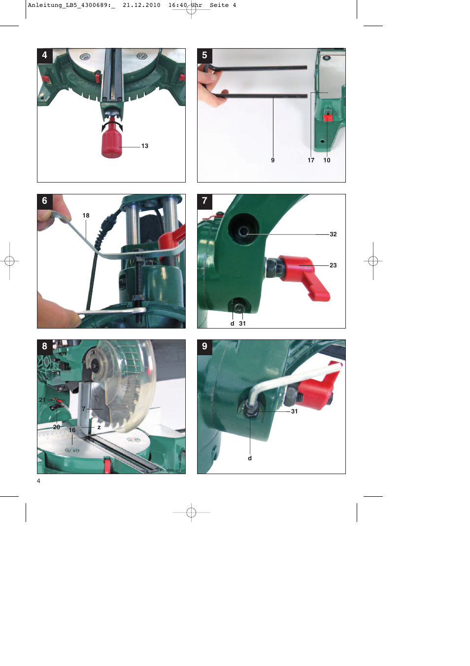 Parkside PKS 1700 A1 User Manual | Page 4 / 92