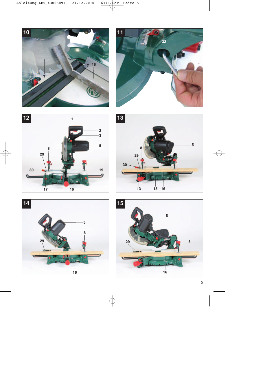 Parkside PKS 1700 A1 User Manual | Page 5 / 92
