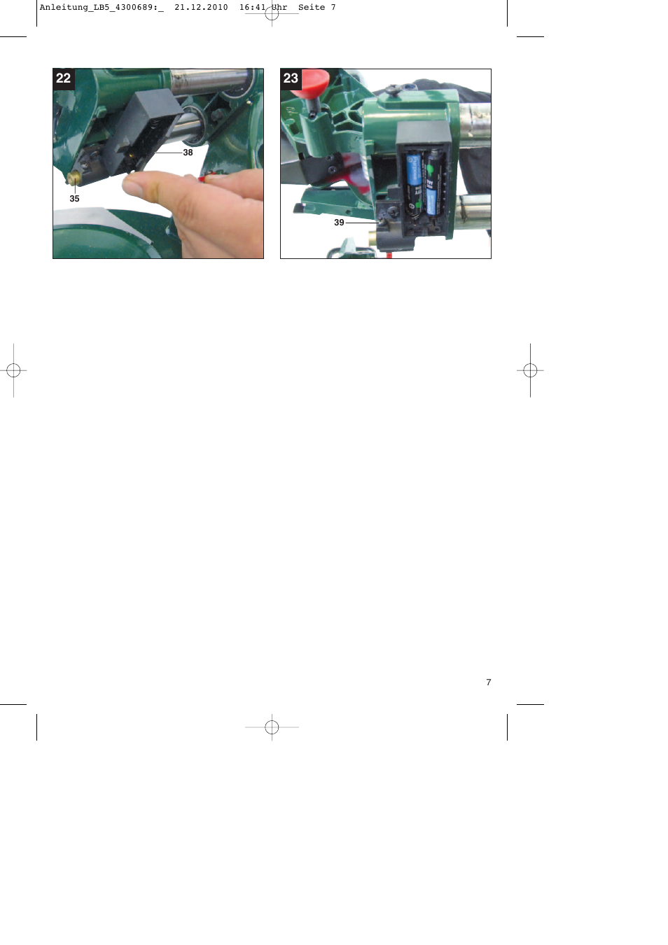 Parkside PKS 1700 A1 User Manual | Page 7 / 92
