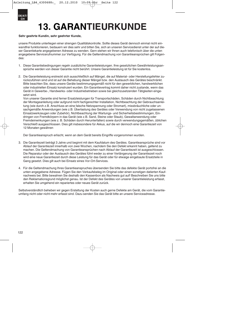 Garan tieurkunde | Parkside PKS 1700 A1 User Manual | Page 122 / 124
