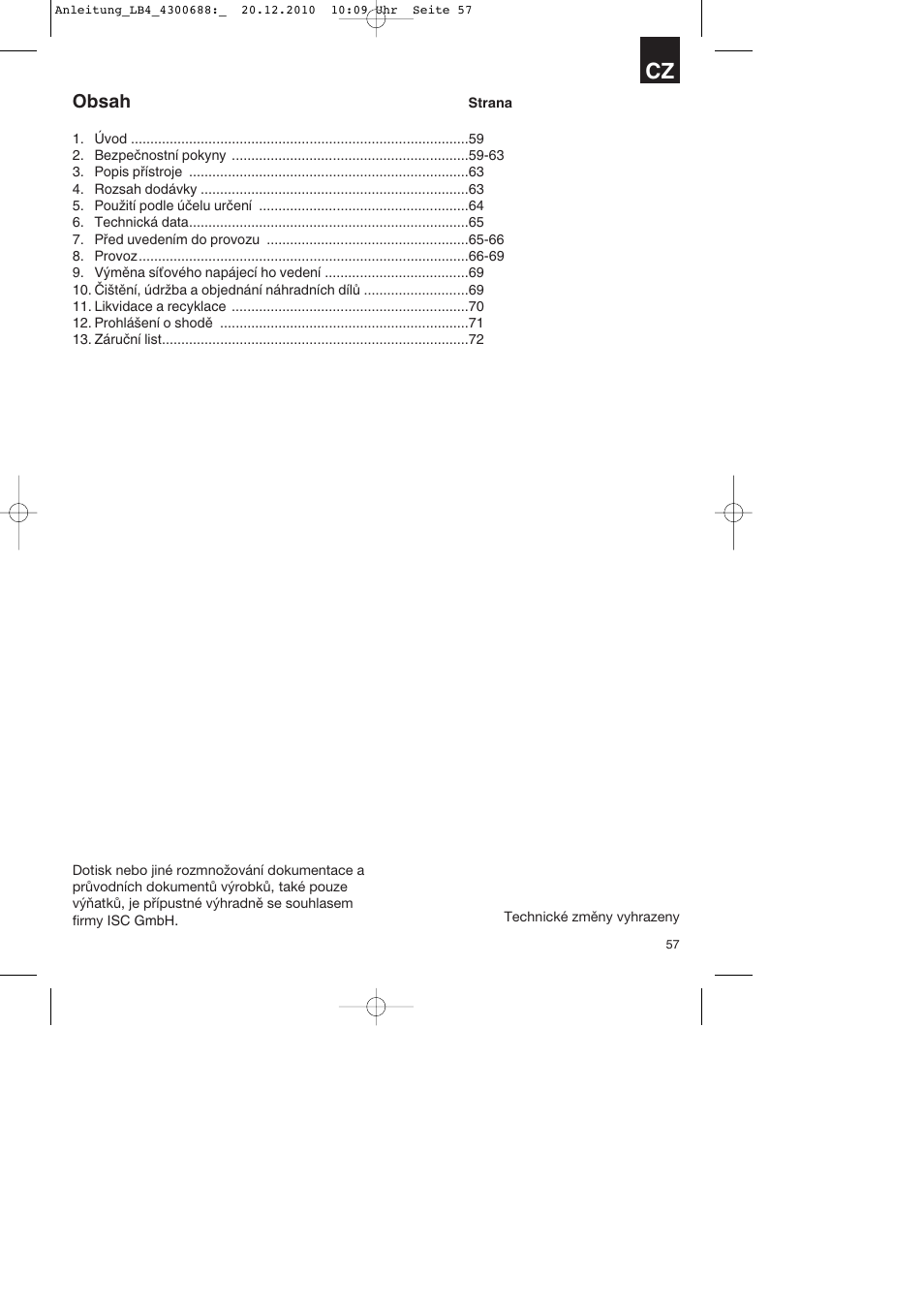 Parkside PKS 1700 A1 User Manual | Page 57 / 124