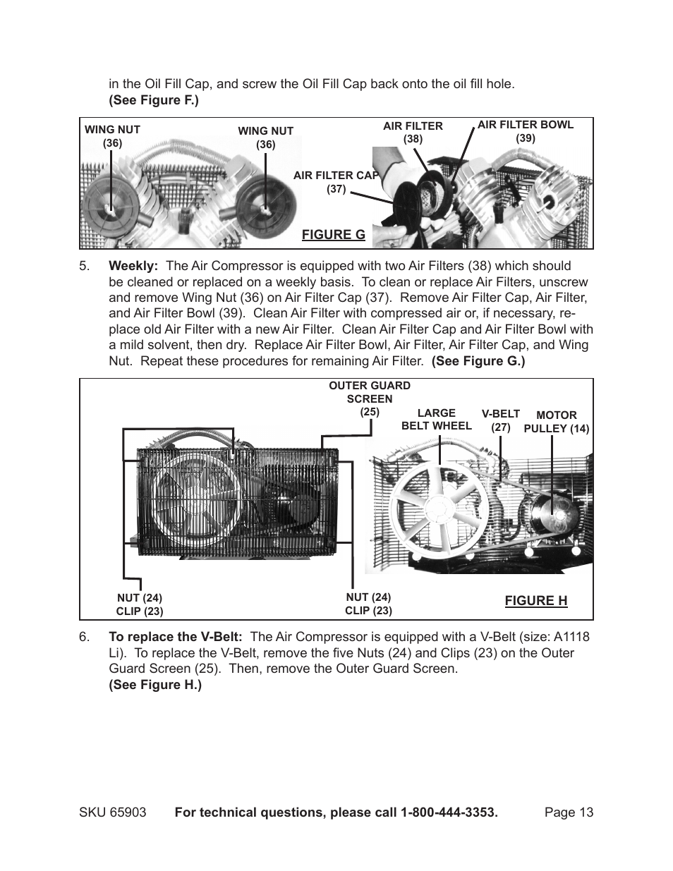 Harbor Freight Tools Model 65903 User Manual | Page 13 / 17