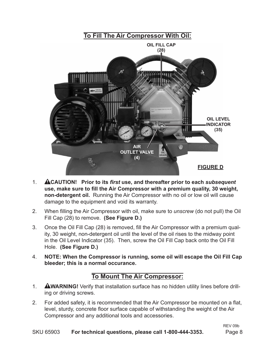 Harbor Freight Tools Model 65903 User Manual | Page 8 / 17