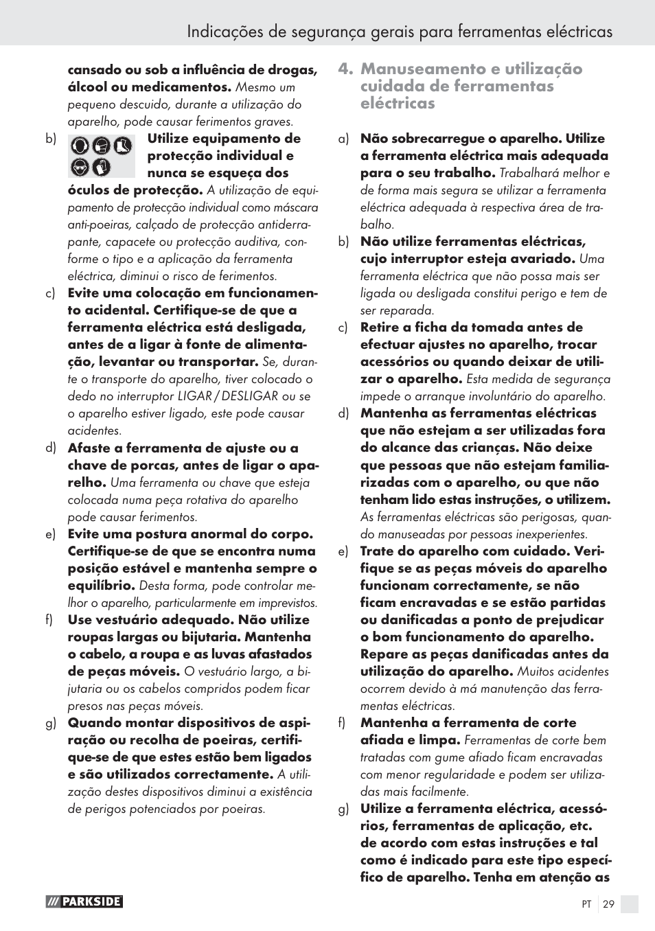 Parkside PSBS 24 A1 User Manual | Page 29 / 55