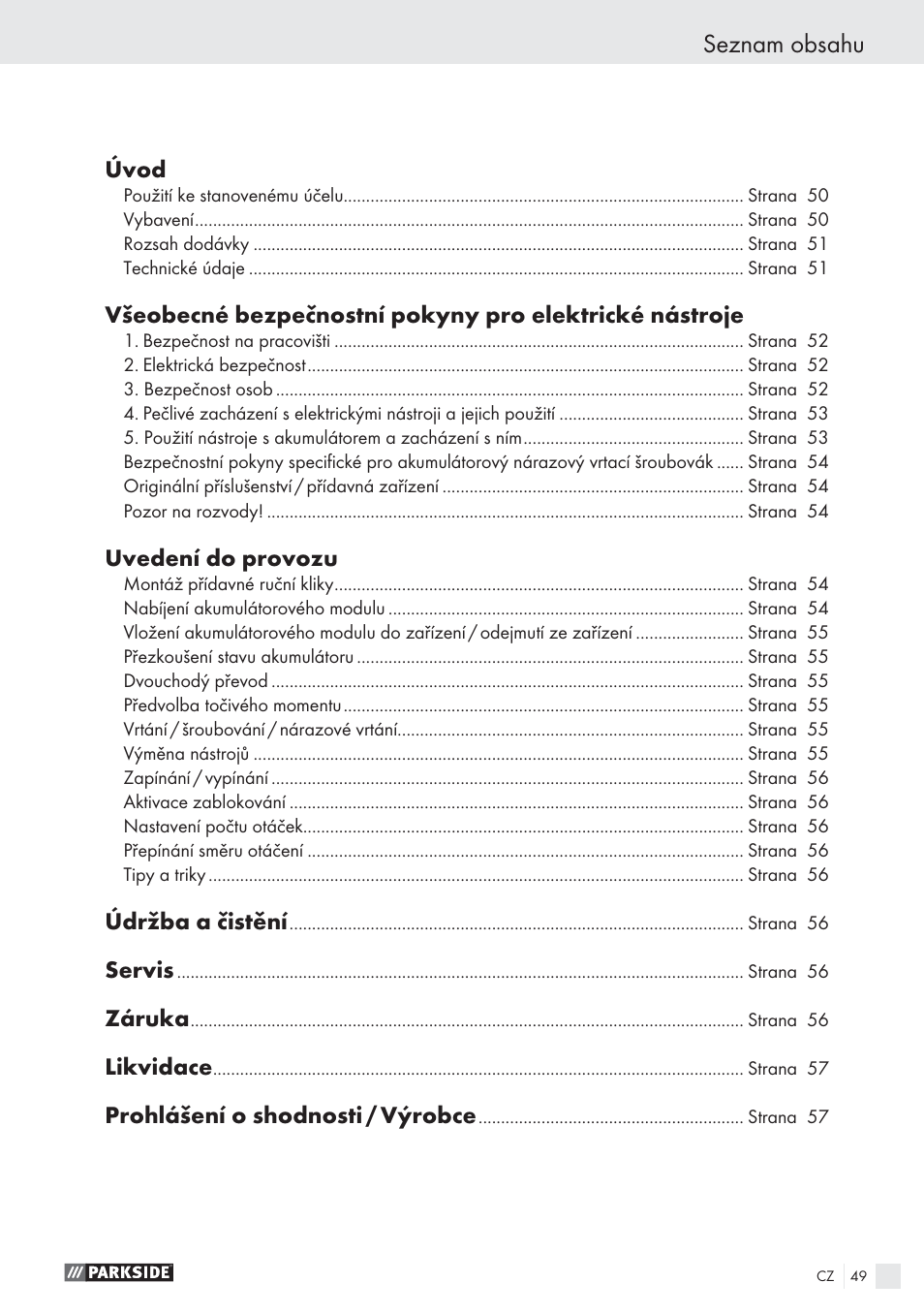 Parkside PSBS 24 A1 User Manual | Page 49 / 79