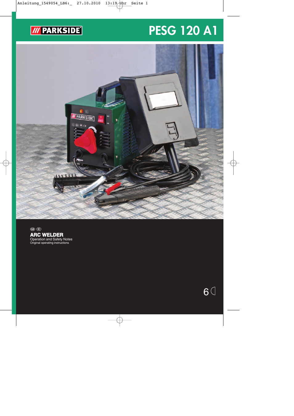 Parkside PESG 120 A1 User Manual | 16 pages