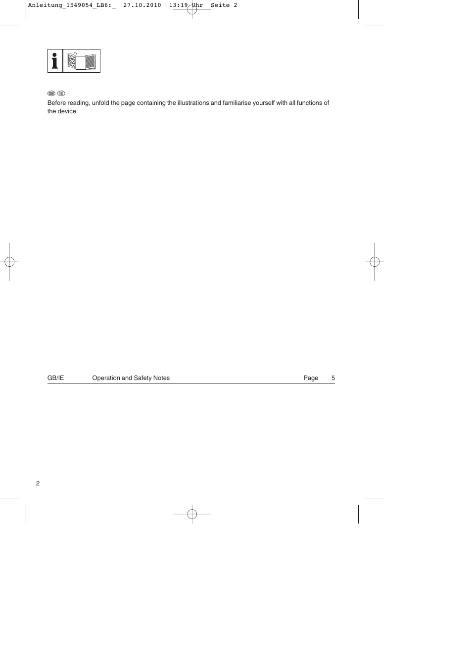 Parkside PESG 120 A1 User Manual | Page 2 / 16