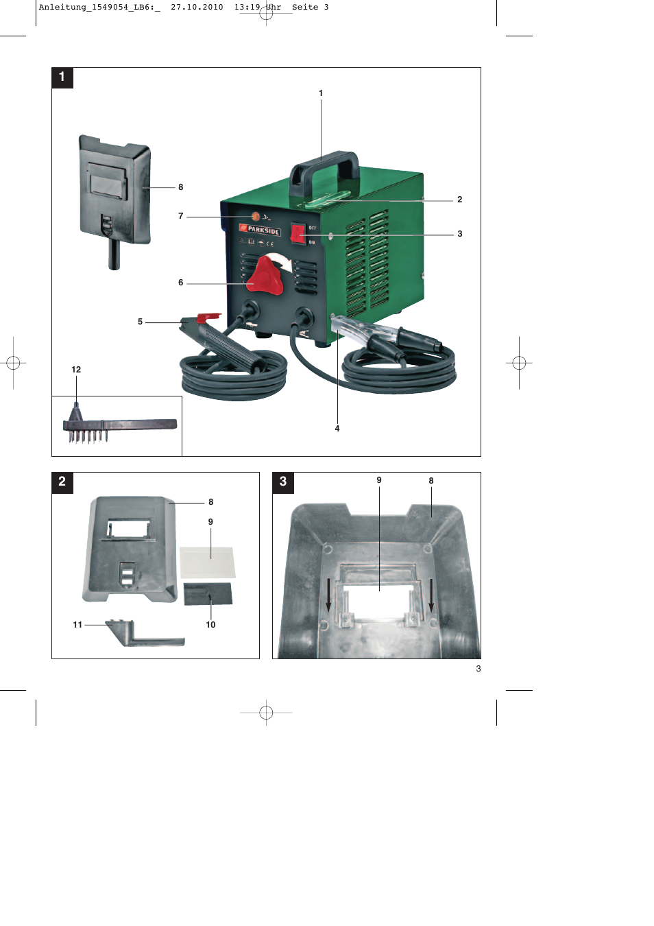 Parkside PESG 120 A1 User Manual | Page 3 / 16