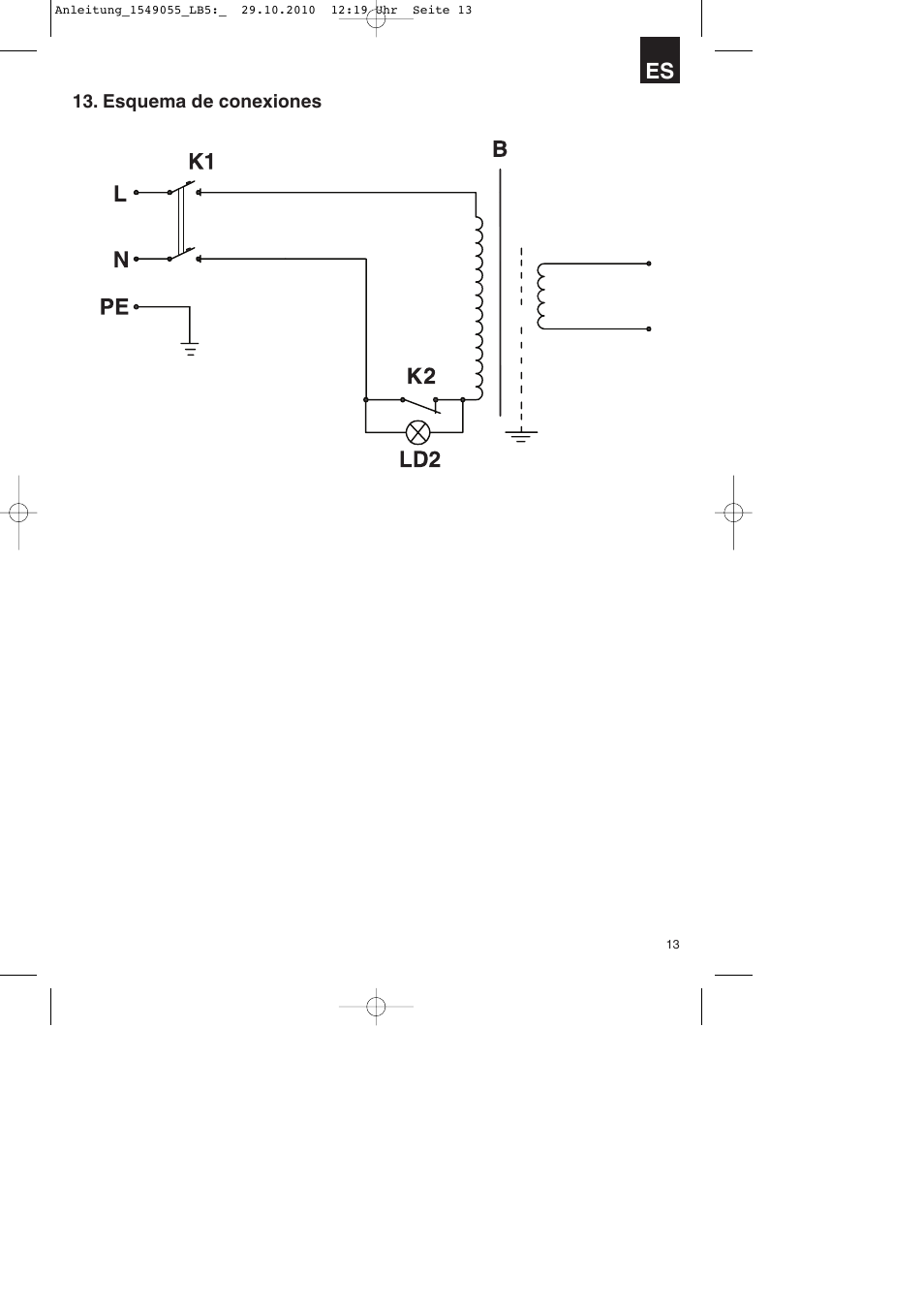 Parkside PESG 120 A1 User Manual | Page 13 / 60