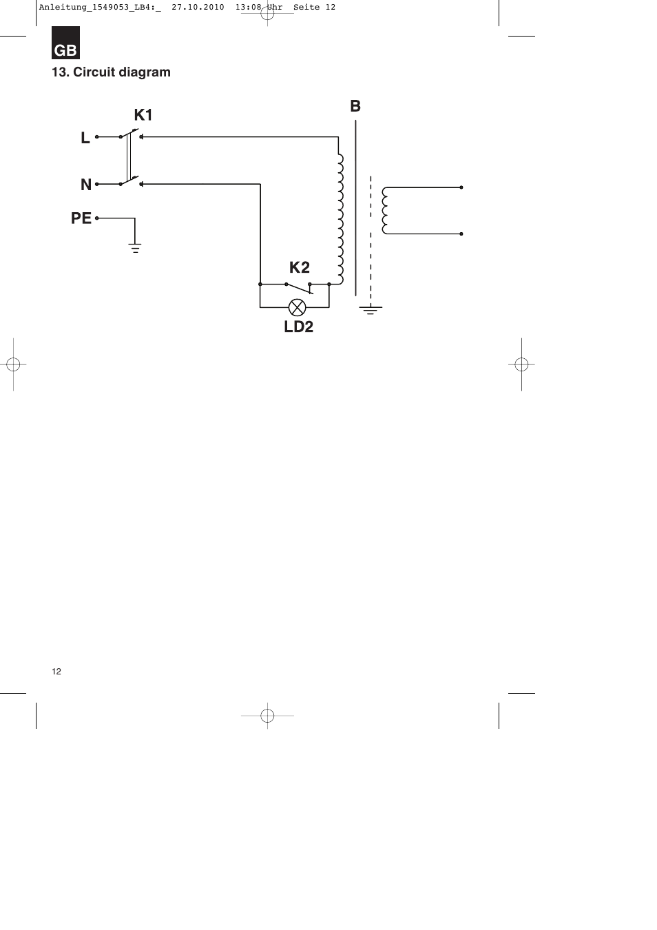 Parkside PESG 120 A1 User Manual | Page 12 / 80