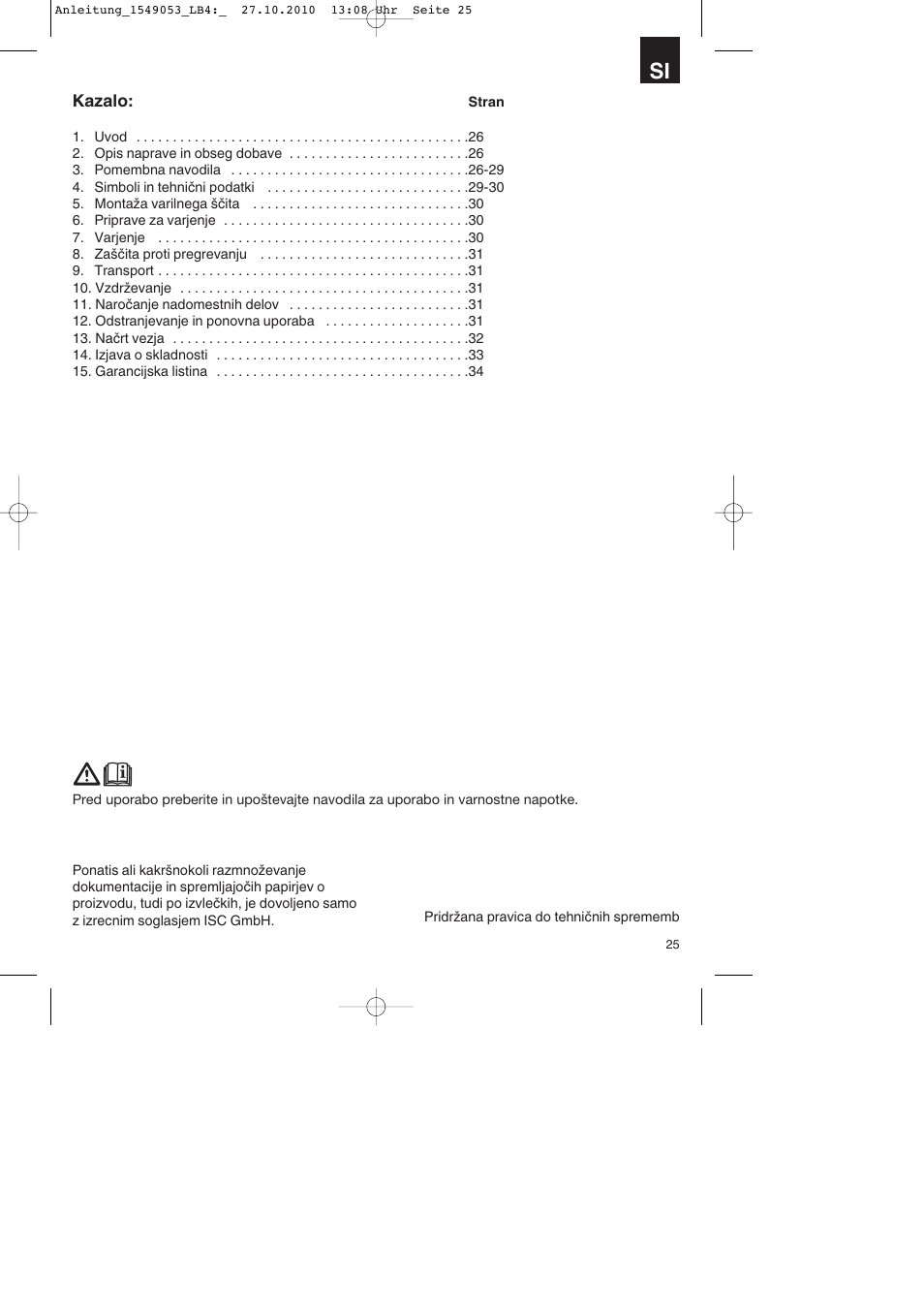 Parkside PESG 120 A1 User Manual | Page 25 / 80